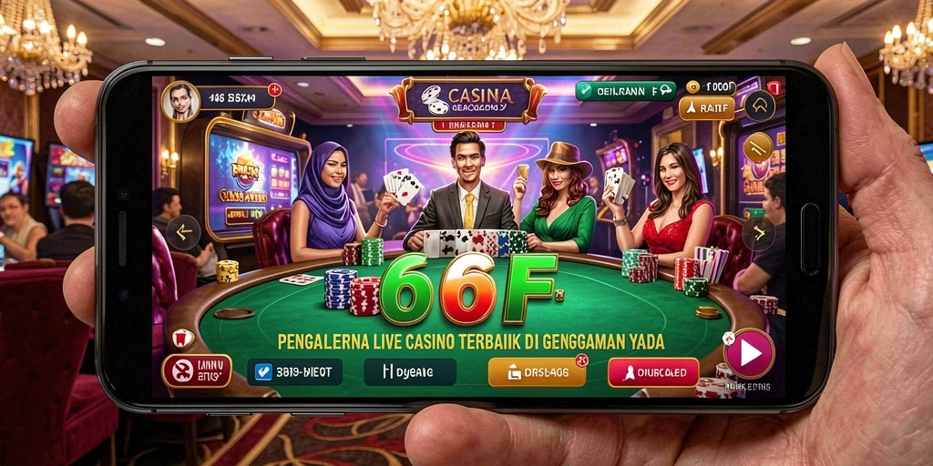 Tampilan gameplay Live Casino yang menarik dan interaktif.