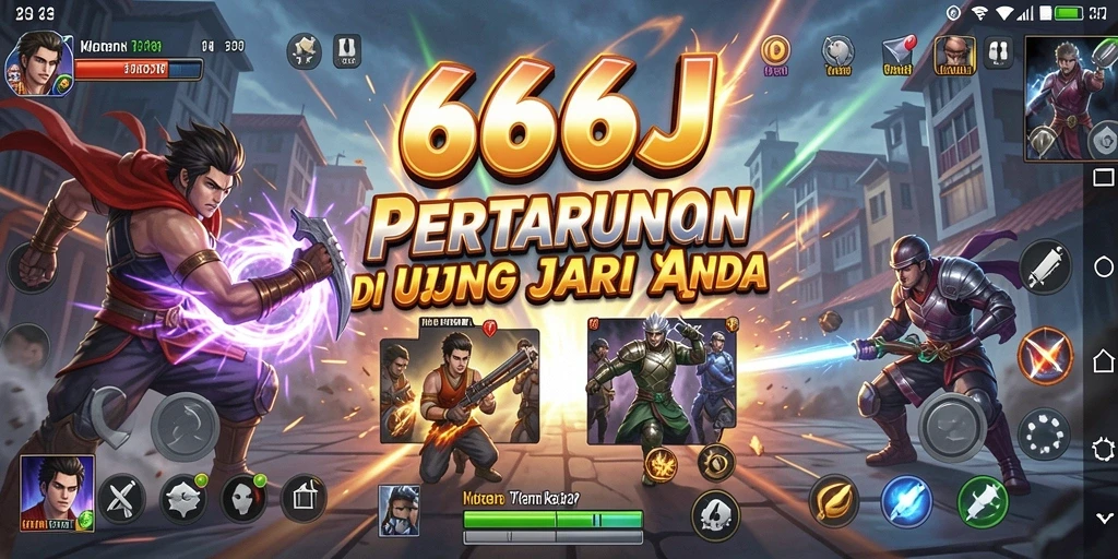 Screenshot utama menunjukkan pertarungan seru dan aksi mendebarkan di 666J.