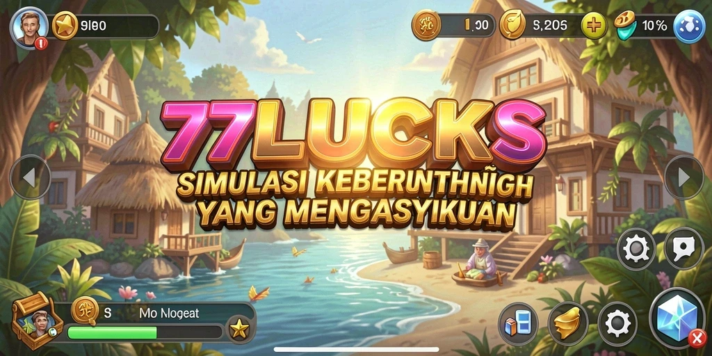 Screenshot gameplay 77LUCKS yang menampilkan momen seru dalam simulasi.
