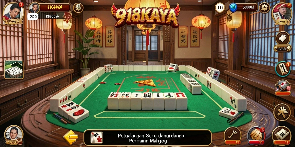Screenshot gameplay Mahjong di 918KAYA yang menarik.