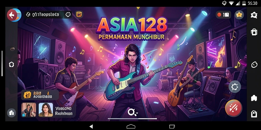 Tampilan gameplay ASIA128 yang penuh warna dan interaktif.