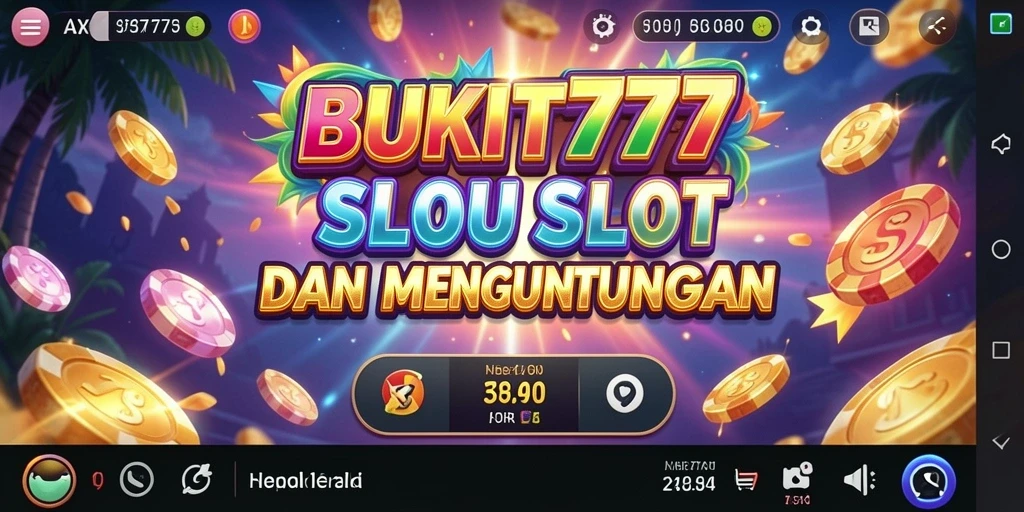 Tampilan gameplay Slot BUKIT777 yang penuh warna dan menarik.