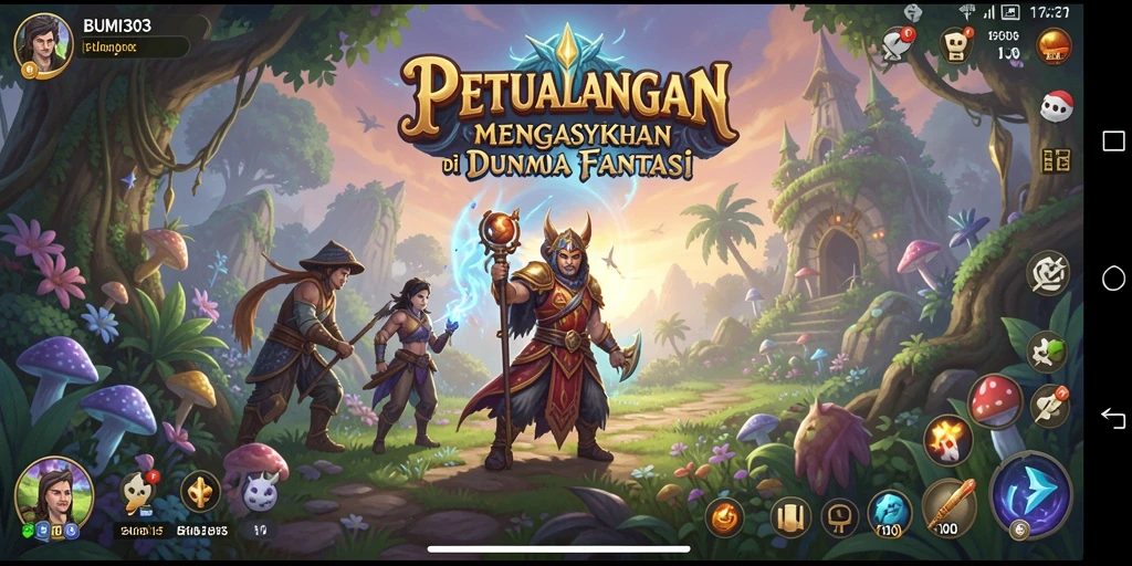 Gameplay seru BUMI303 di dunia fantastis yang menantang.