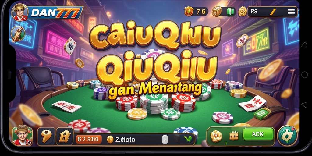 Tampilan gameplay QiuQiu yang mengasyikkan di DAN777.