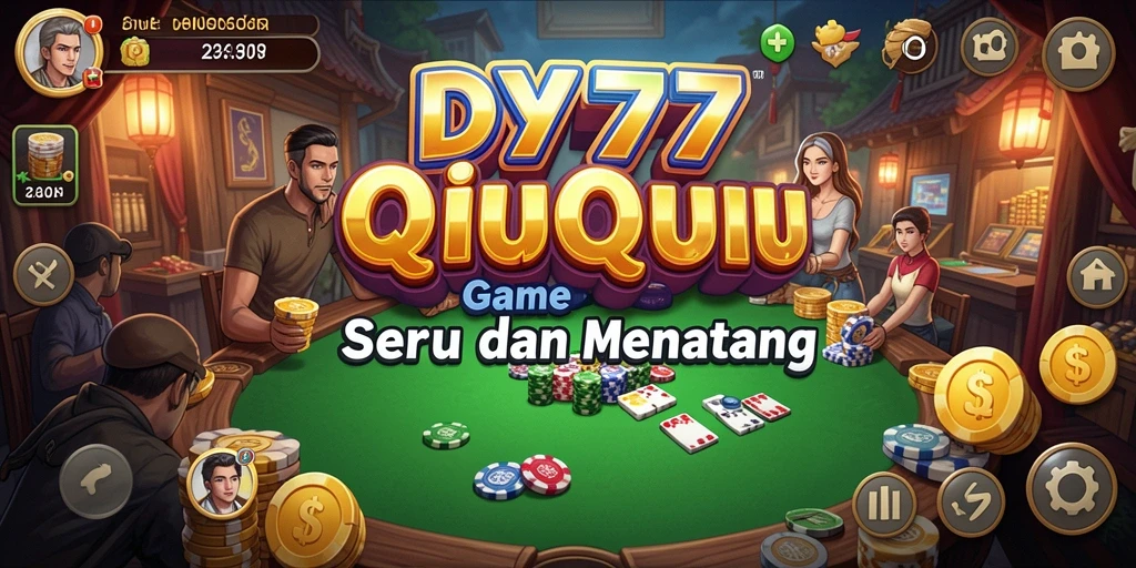 Tangkapan layar gameplay QiuQiu yang menarik.