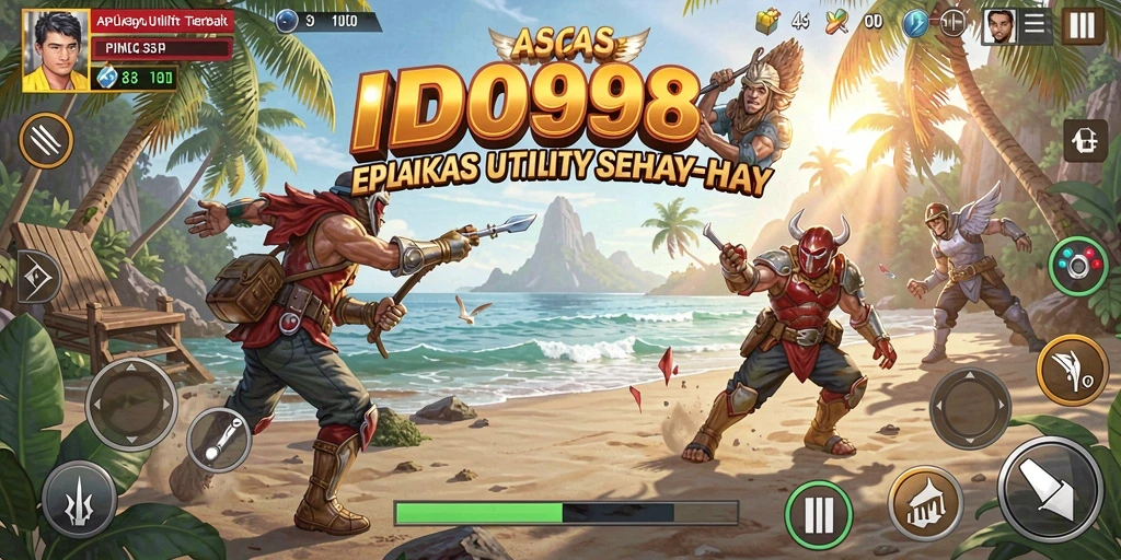Tampilan antarmuka ID098 yang ramah pengguna dan fungsional.