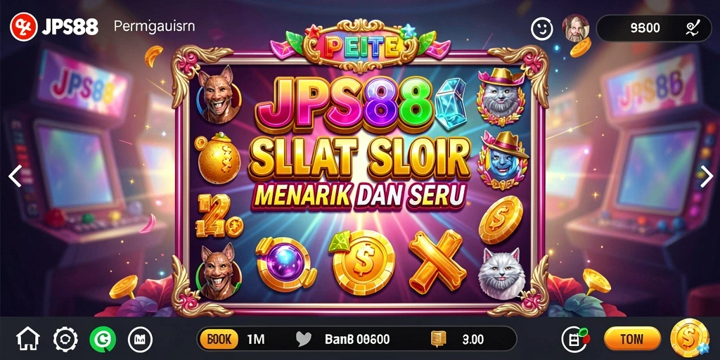 Tampilan gameplay JPS88 yang mendebarkan saat bermain Slot.