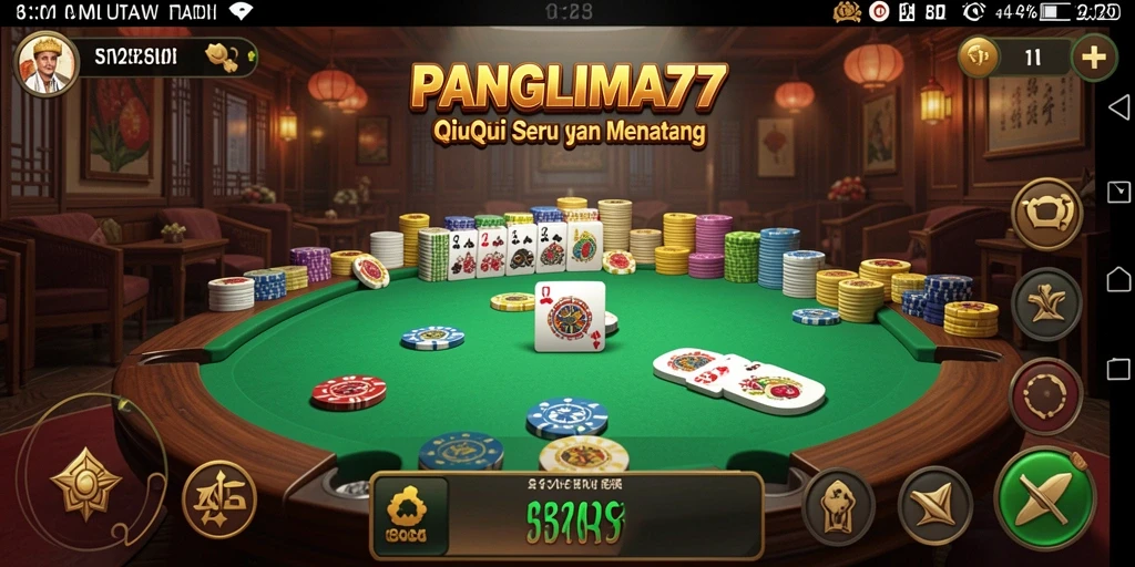 Screenshot gameplay seru dari PANGLIMA77 QiuQiu.
