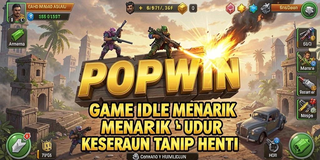 Tampilan gameplay POPWIN yang penuh warna dan menarik.