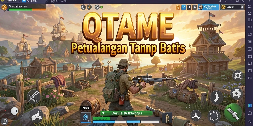 Menampilkan gameplay seru dalam dunia terbuka yang luas.