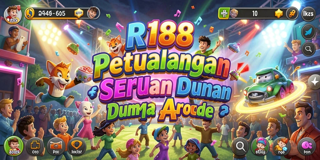 Tampilan gameplay seru dari RI188 dalam dunia Arcade.