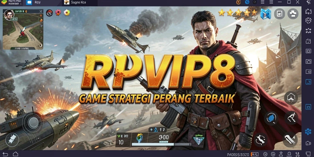 Tampilan menakjubkan dari gameplay SLG RPVIP8.