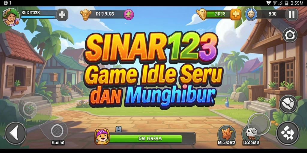 Screenshot gameplay SINAR123 dengan karakter maju dalam game Idle.