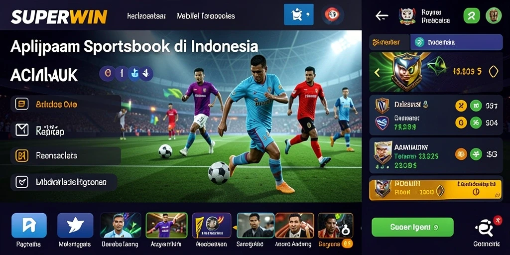 Tampilan utama gameplay <strong>SUPERWIN</strong> yang menarik dan interaktif.