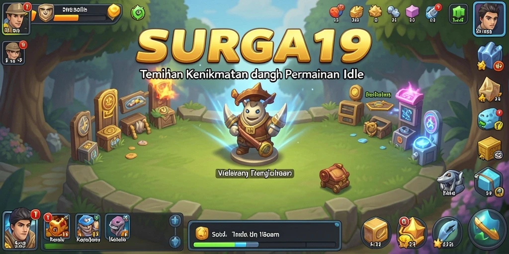 Gameplay SURGA19 yang santai dan menarik dalam dunia Idle.
