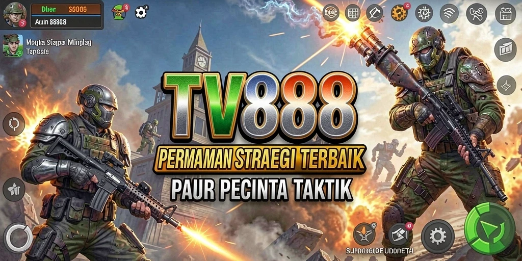 Tampilan gameplay seru dan strategis dalam TV888.