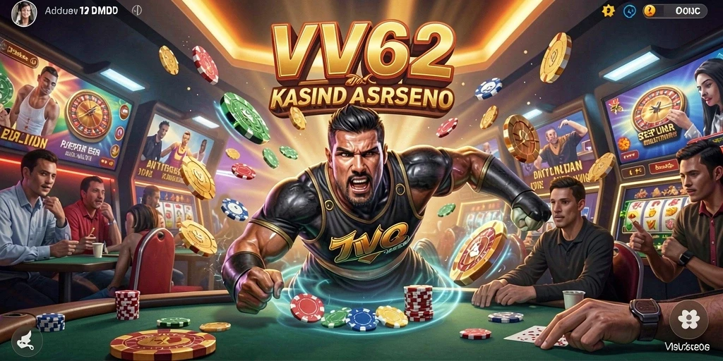 Tampilan gameplay VV62 yang mendebarkan dan penuh aksi Kasino.