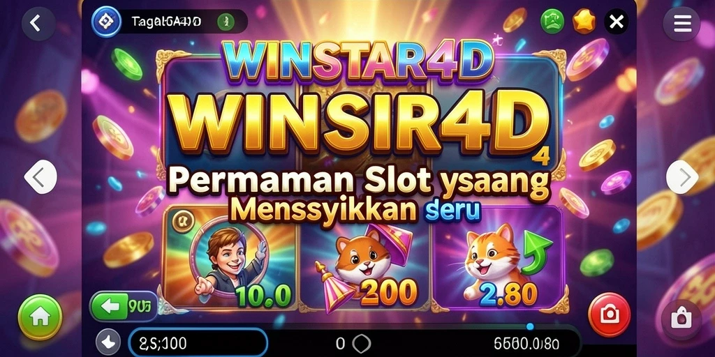 Tampilan gameplay seru dan menegangkan di WINSTAR4D.