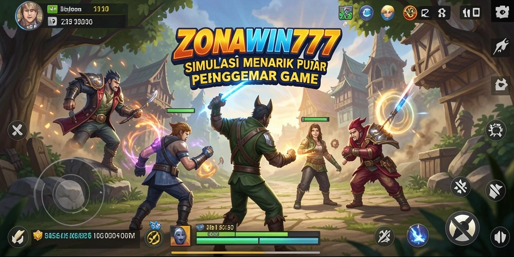 Tampilan gameplay ZONAWIN777 yang mendebarkan dalam permainan Simulation.